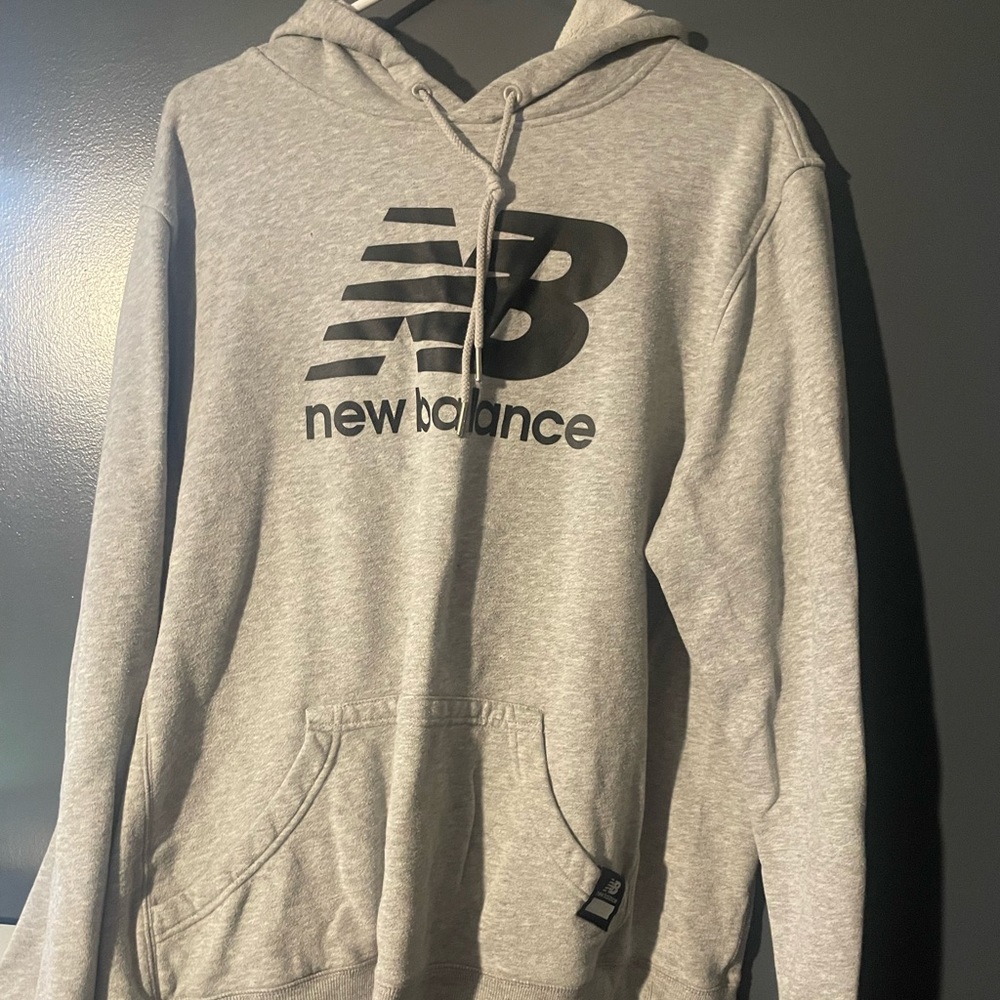 New Balance Grey Hoodie Athletic